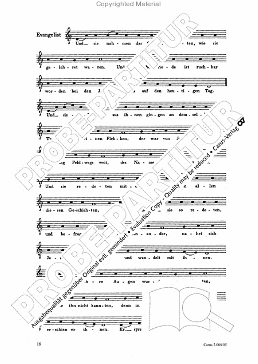 Auferstehungs-Historie SSAATB scores gallery preview page 19