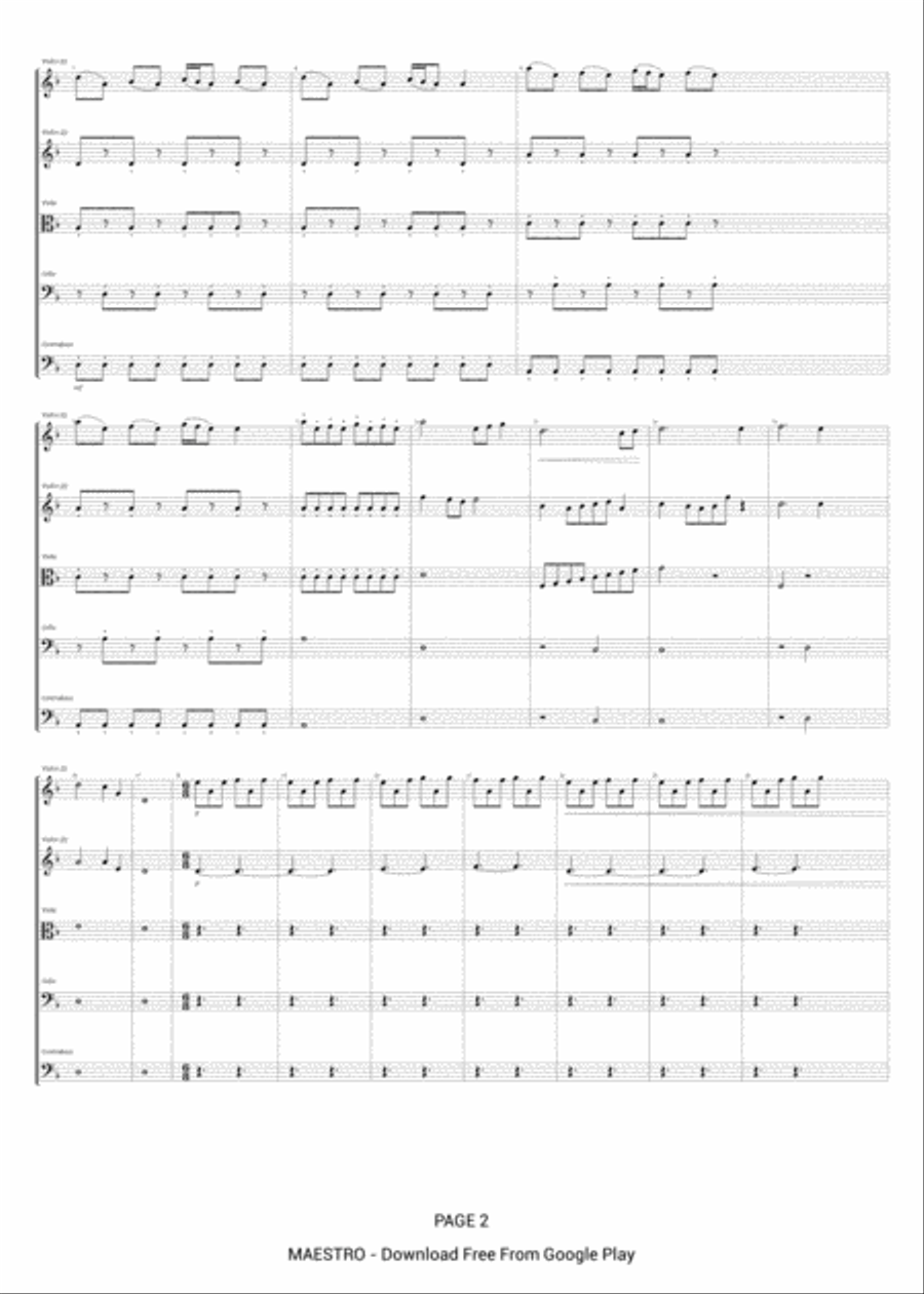 Anxiety Anxiety String Orchestra scores gallery preview page 2