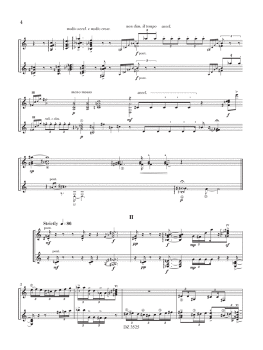 2019 Guitar duo Composition Prized Works Classical Guitar scores gallery preview page 5