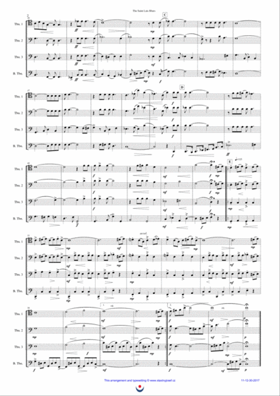 The Saint Louis Blues Brass Ensemble scores gallery preview page 2