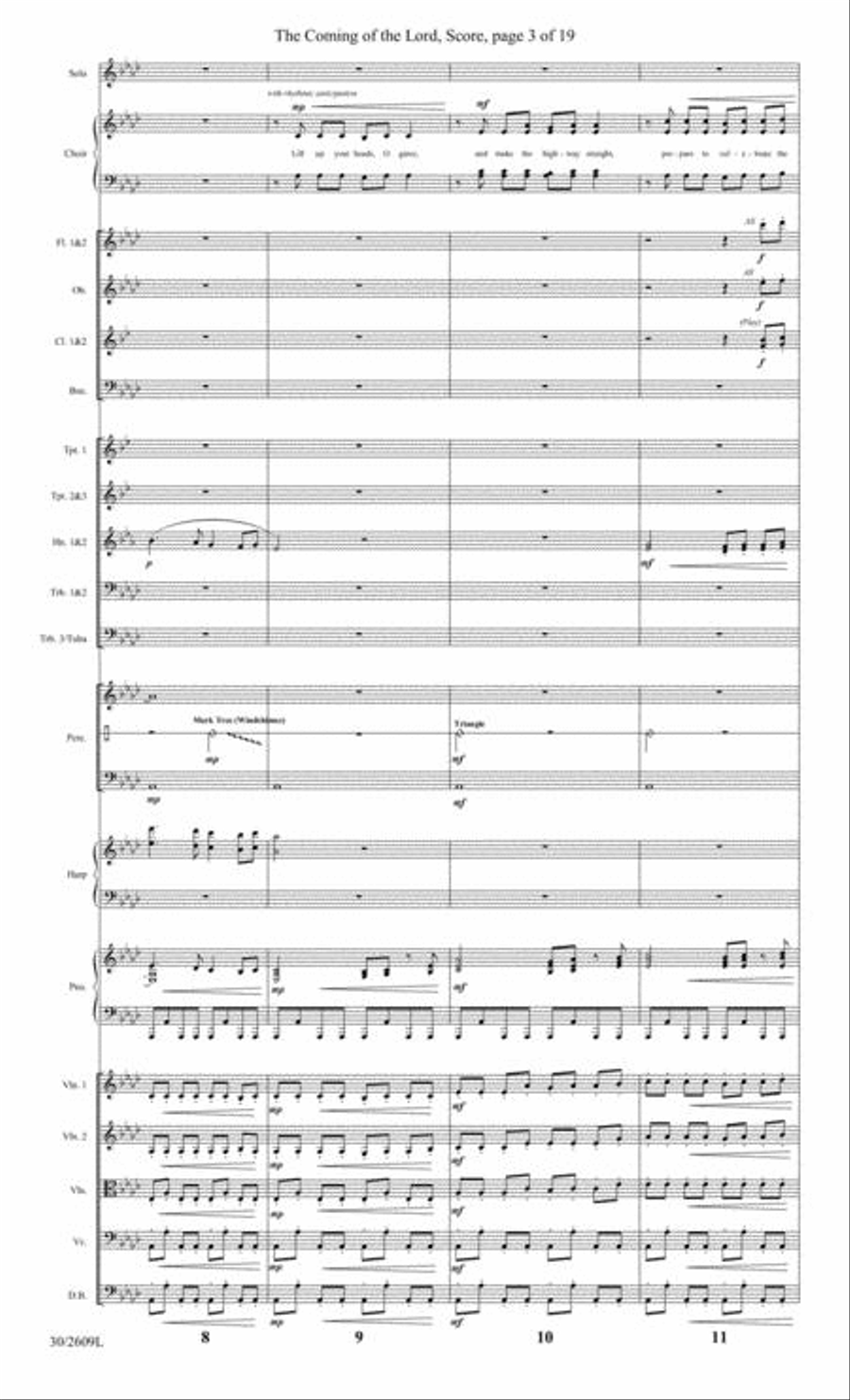 Night of the Father's Love - Orchestral Score and Parts Night of the Father's Love - Orchestral Score and Parts Choir scores gallery preview page 4