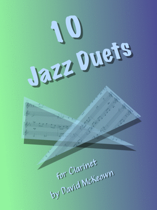 Book cover for 10 Jazz Duets for Clarinet