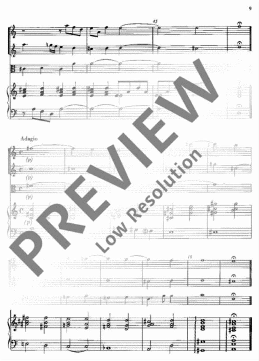 Concerto Madrigalesco Basso Continuo scores gallery preview page 10