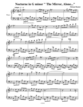 Nocturne in G minor "The Mirror, Alone..." from Nine Character Pieces