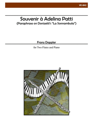 Book cover for Souvenir a Adelina Patti for Two Flutes and Piano