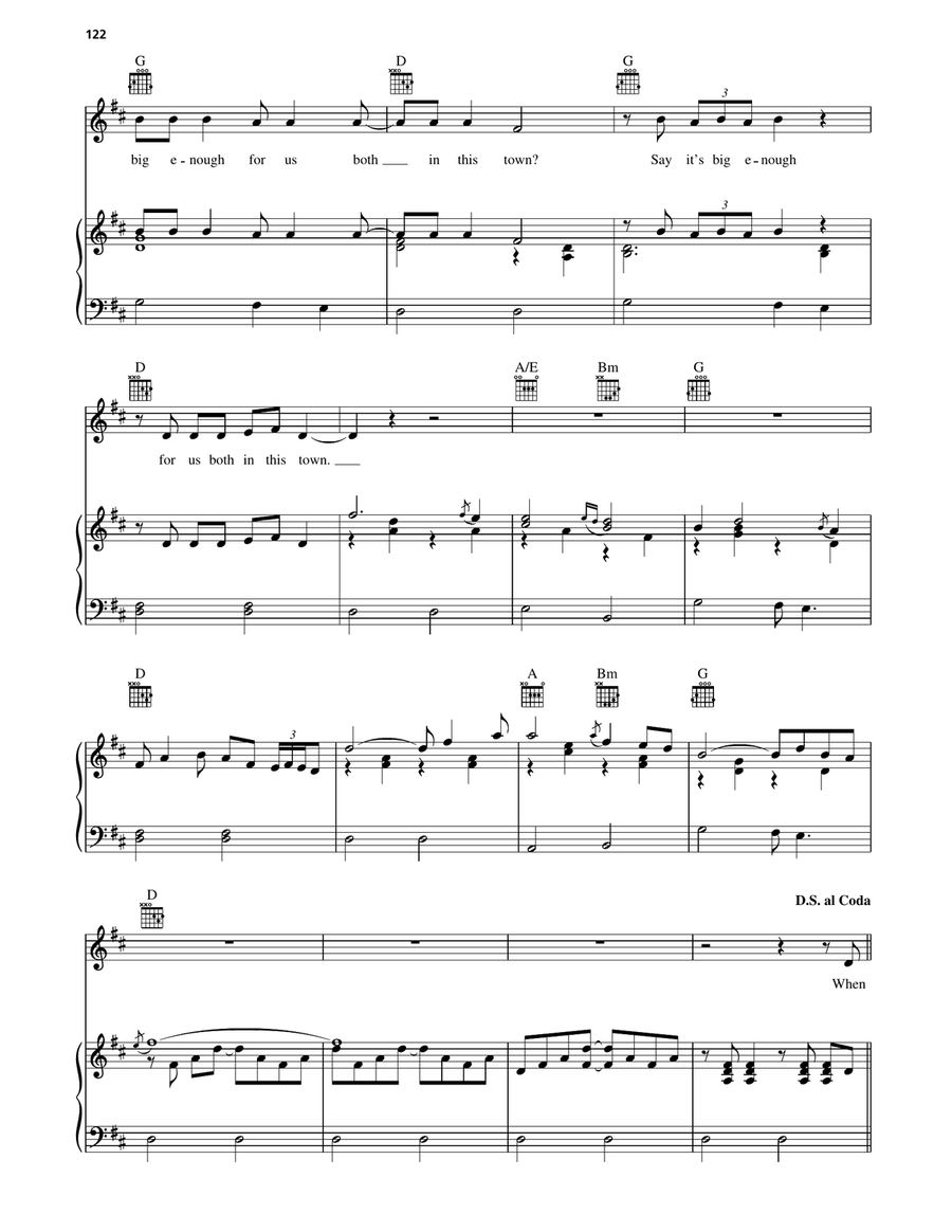 A Father And A Son Piano, Vocal, Guitar scores gallery preview page 4