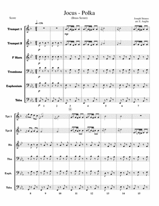 Jockus Polka for Brass Sextet by Josef Strauss