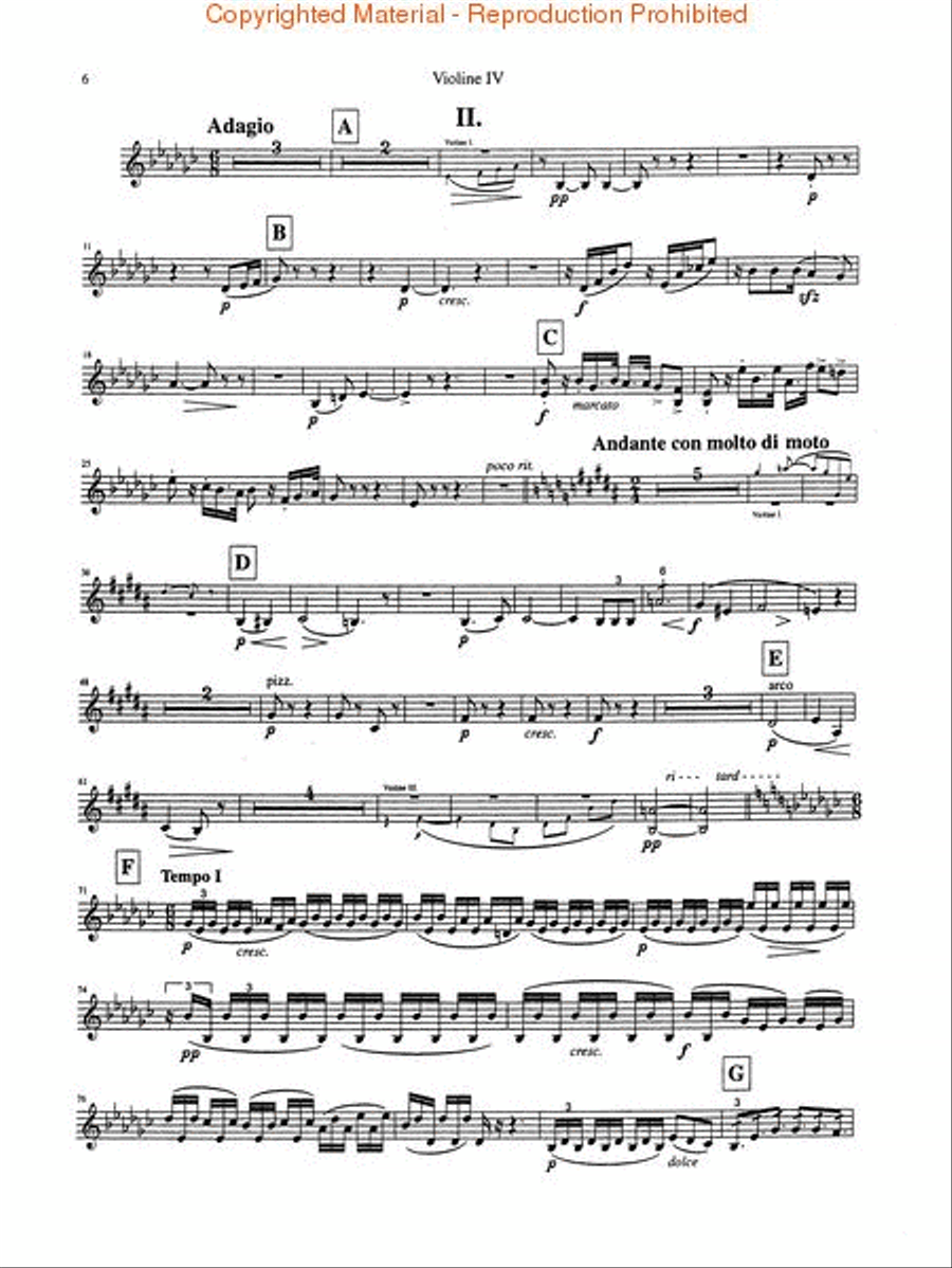 String Octet, Op. Posthumous Cello scores gallery preview page 4