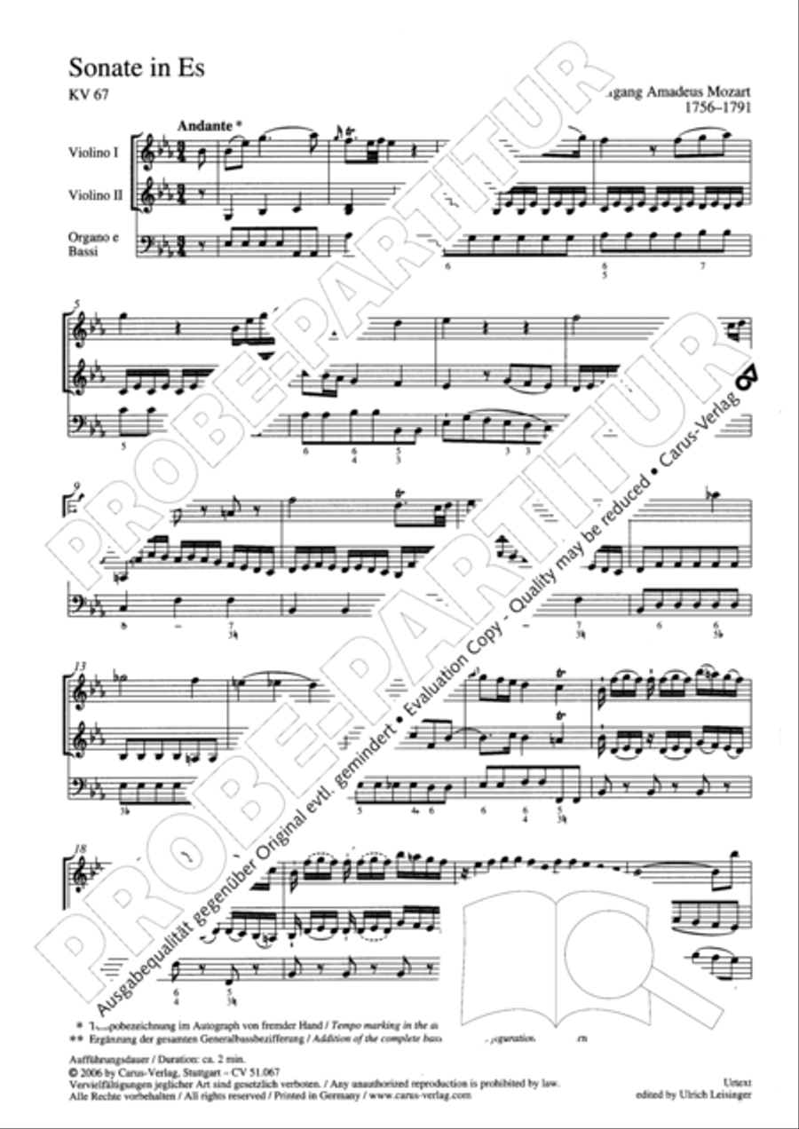 Church Sonatas Church Sonatas Collection / Songbook scores gallery preview page 7