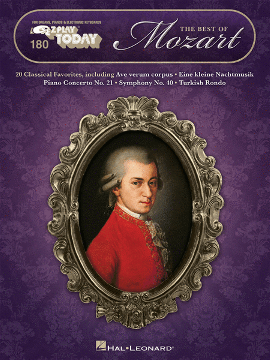 The Best of Mozart The Best of Mozart Electronic Keyboard scores gallery preview page 1
