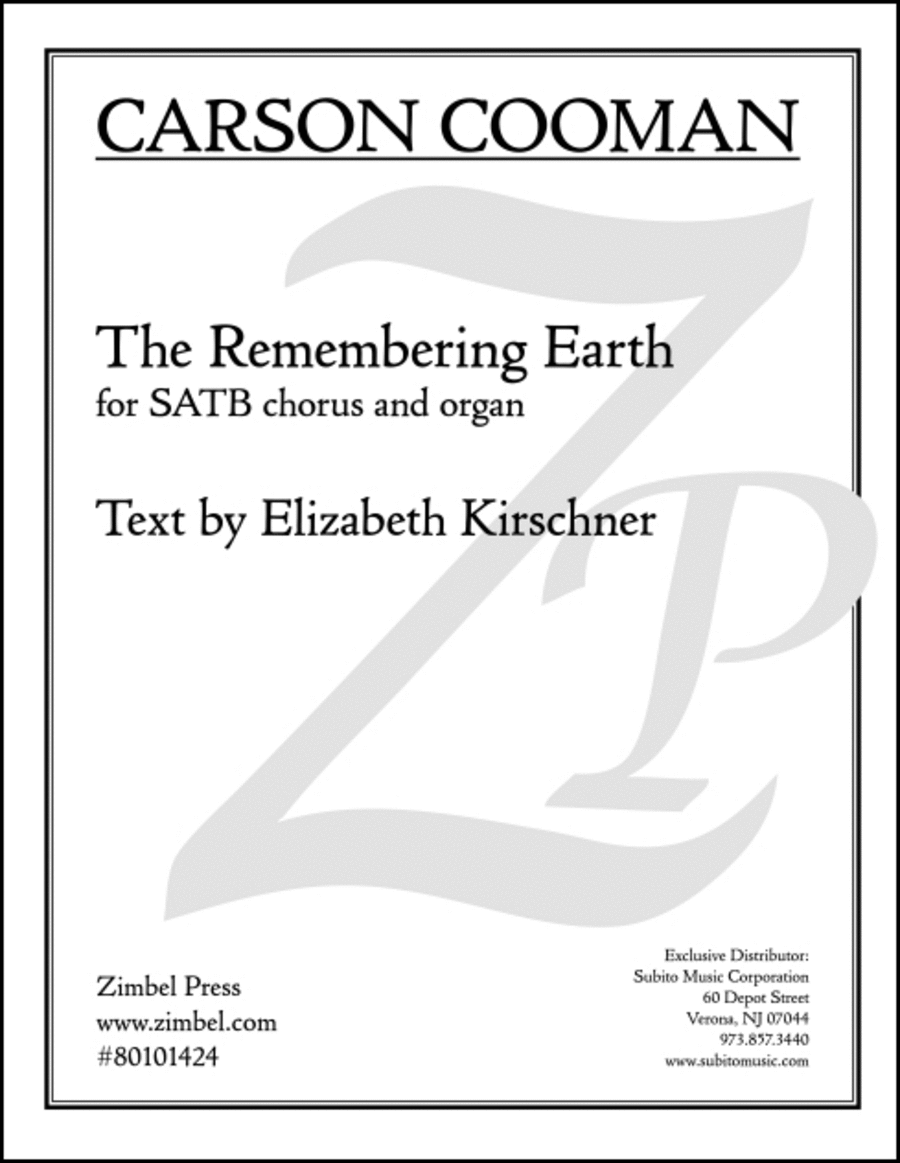 The Remembering Earth 4-Part scores gallery preview page 1