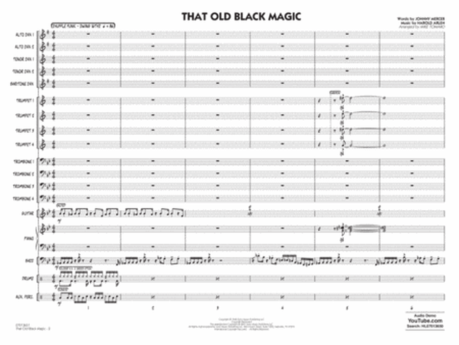 That Old Black Magic (arr. Mike Tomaro) - Conductor Score (Full Score)