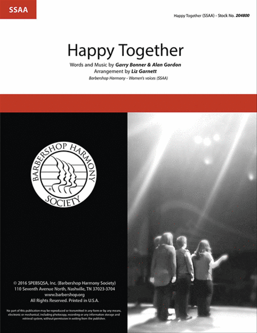 Happy Together Happy Together SSAA scores gallery preview page 1