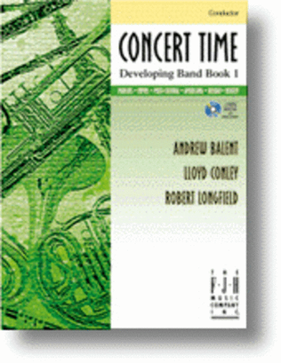 Concert Time Developing Band Book 1 - Conductor