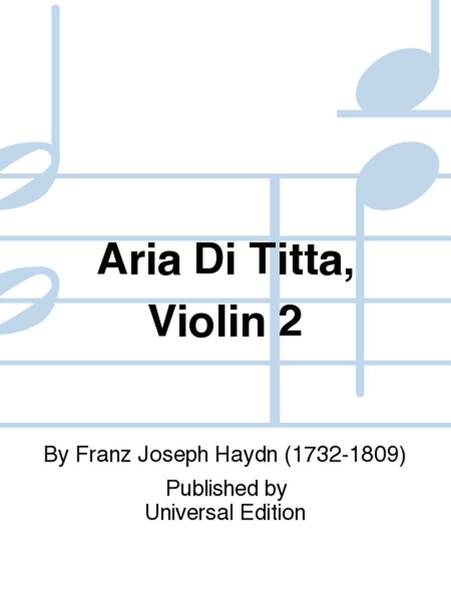 Aria Di Titta, Violin 2