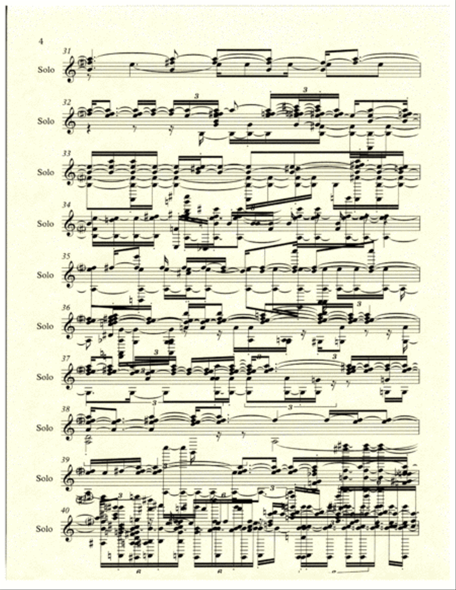 Dying Wish Piano Solo scores gallery preview page 4