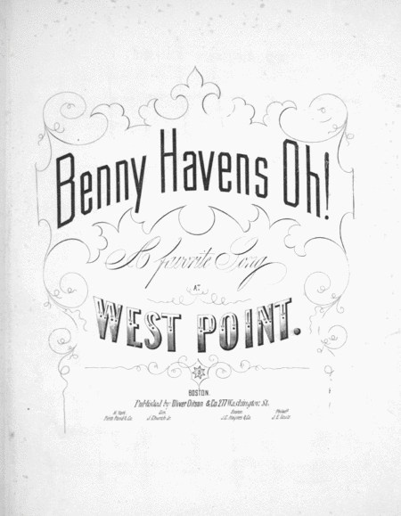 Benny Havens Oh! A Favorite Song at West Point
