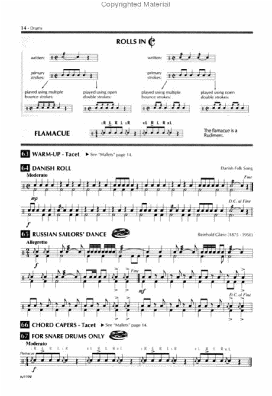 Standard of store excellence percussion