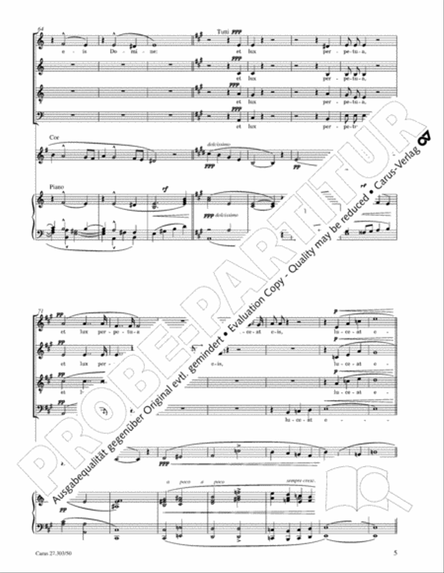 Messa da Requiem 4-Part scores gallery preview page 10