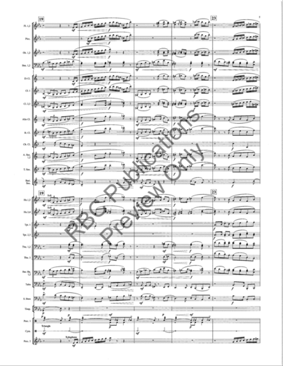 Honor And Glory Concert Band scores gallery preview page 6