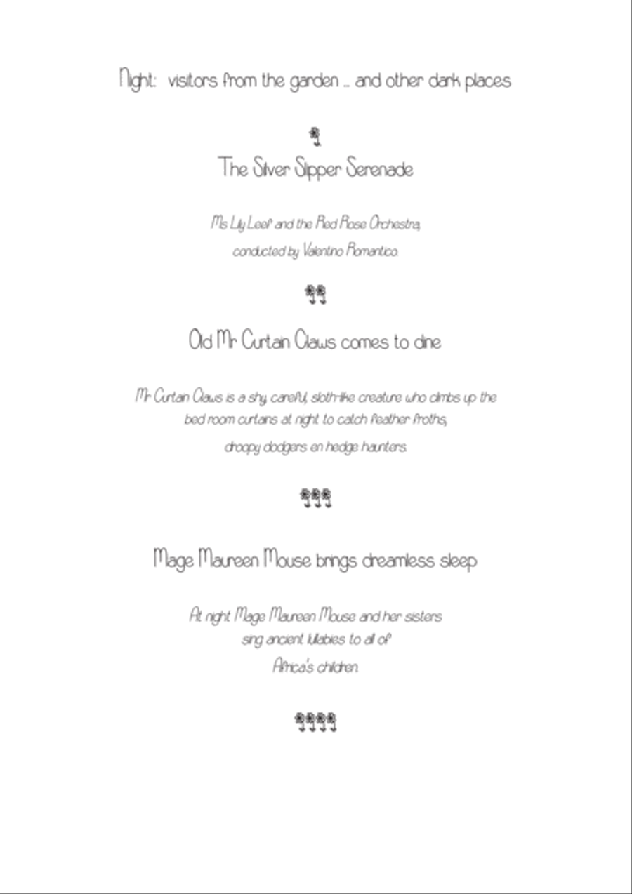 Night: visitors from the garden ... and other dark places Violin Solo scores gallery preview page 2
