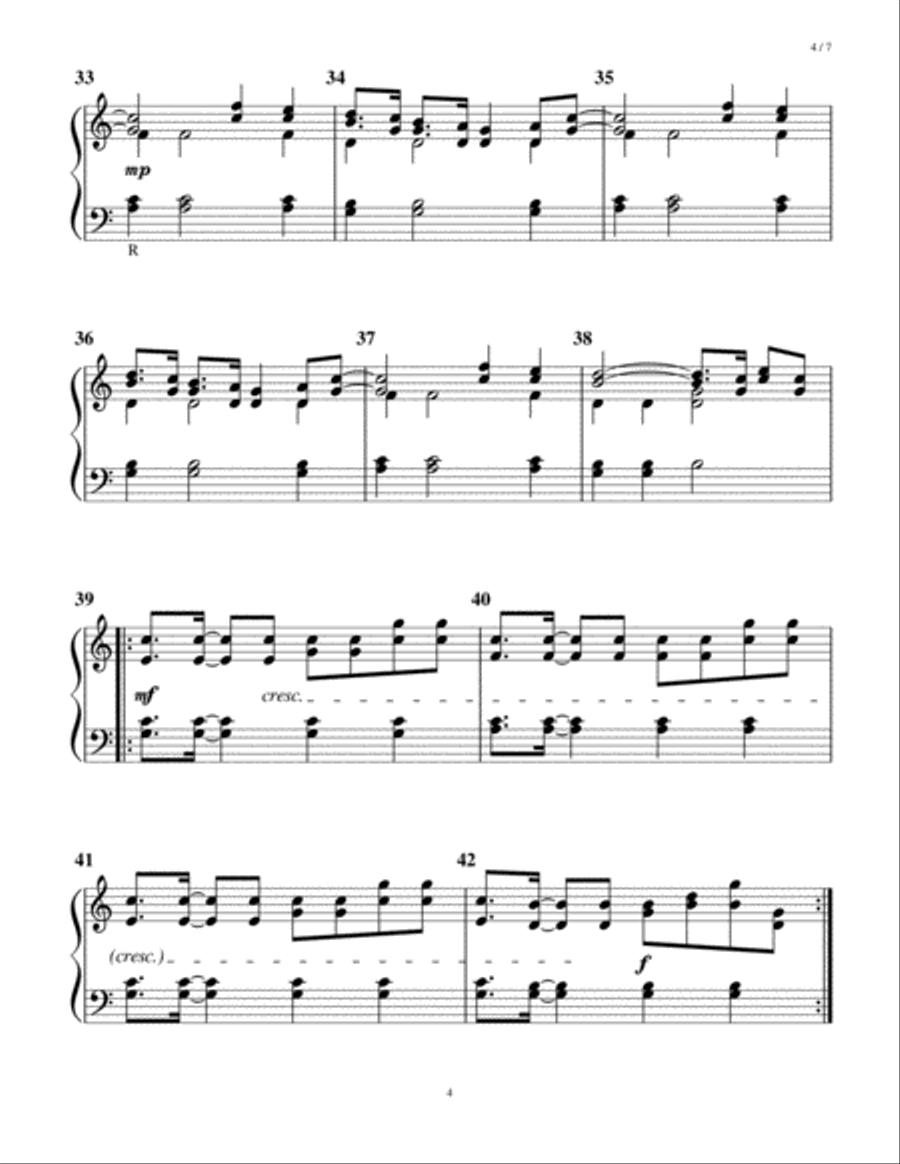 Fix You Handbell Choir scores gallery preview page 4