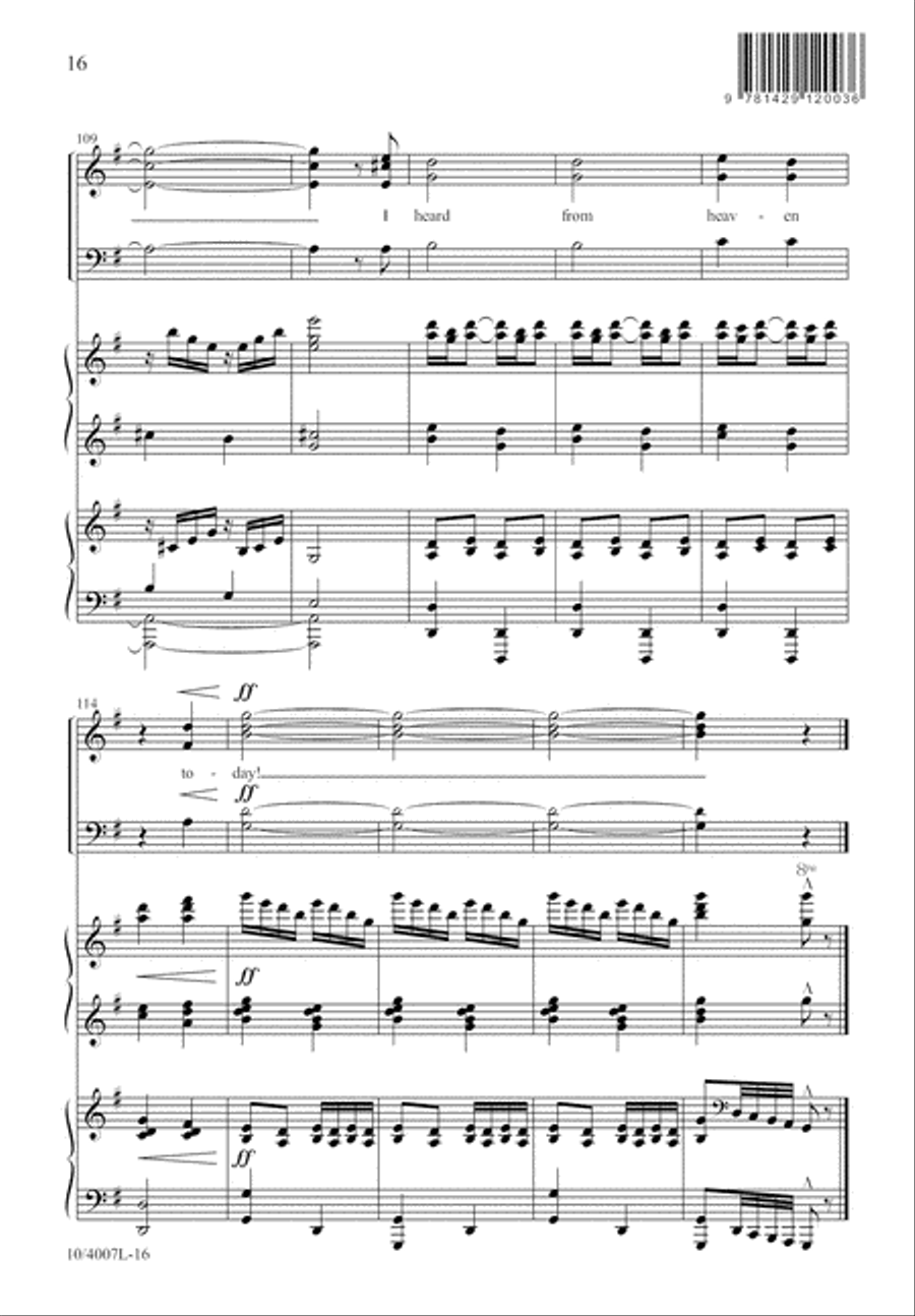 Peter, Go Ring Them Bells 3-Part scores gallery preview page 16