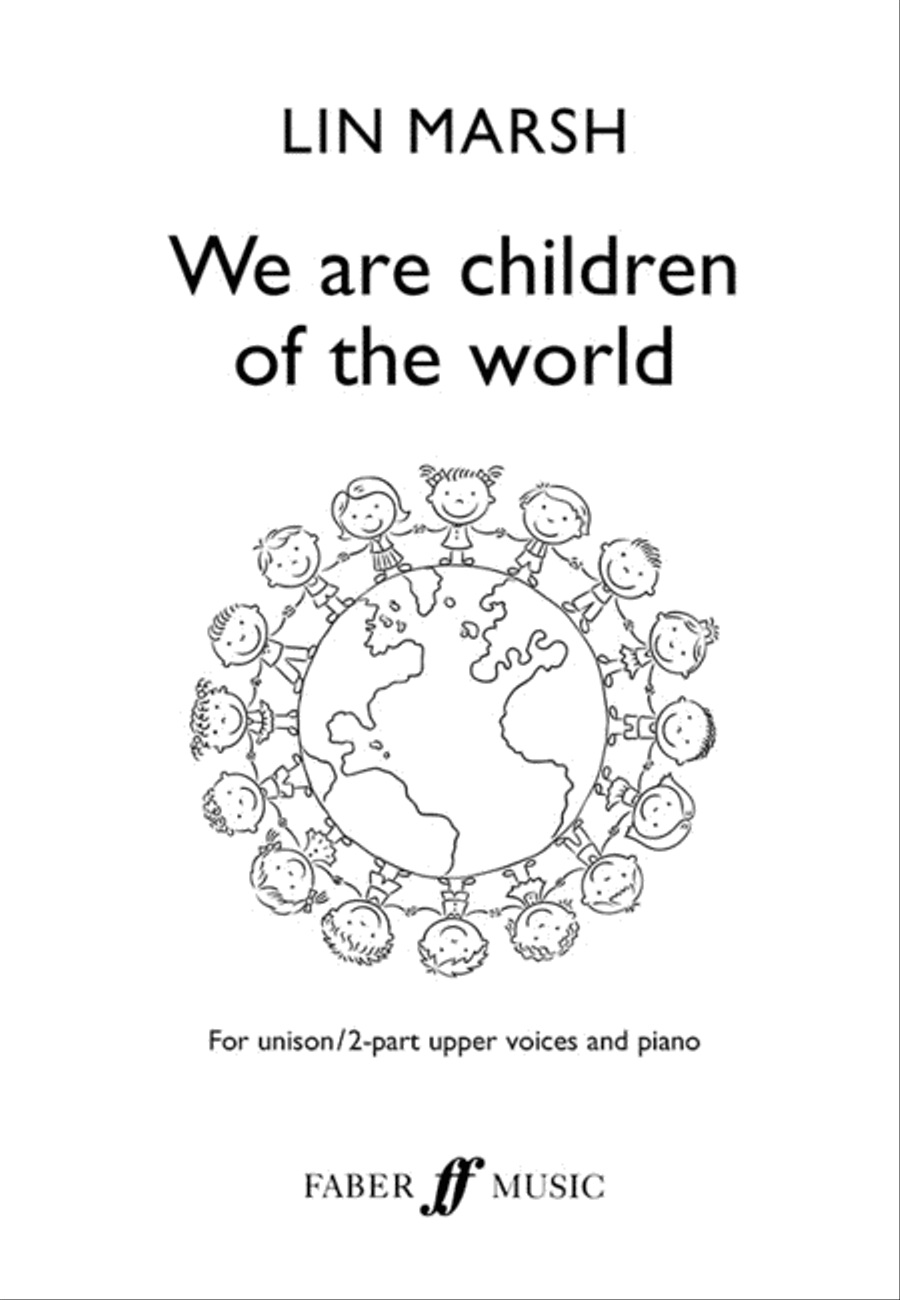 We Are Children of the World Unison Choir scores gallery preview page 1