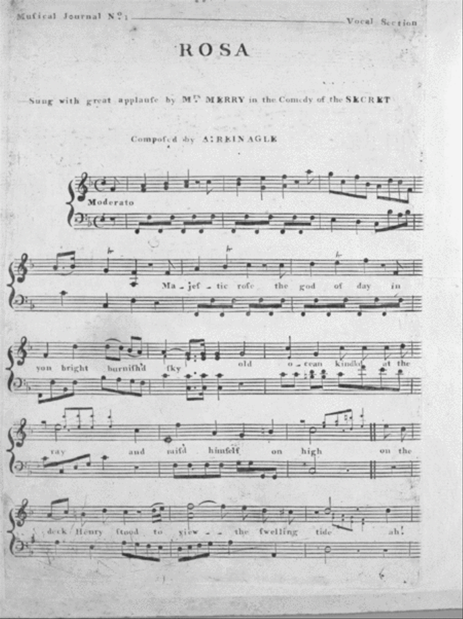 (1) Rosa; (2) Pretty Maids All in a row. A Favorite Nursey Song Piano scores gallery preview page 2