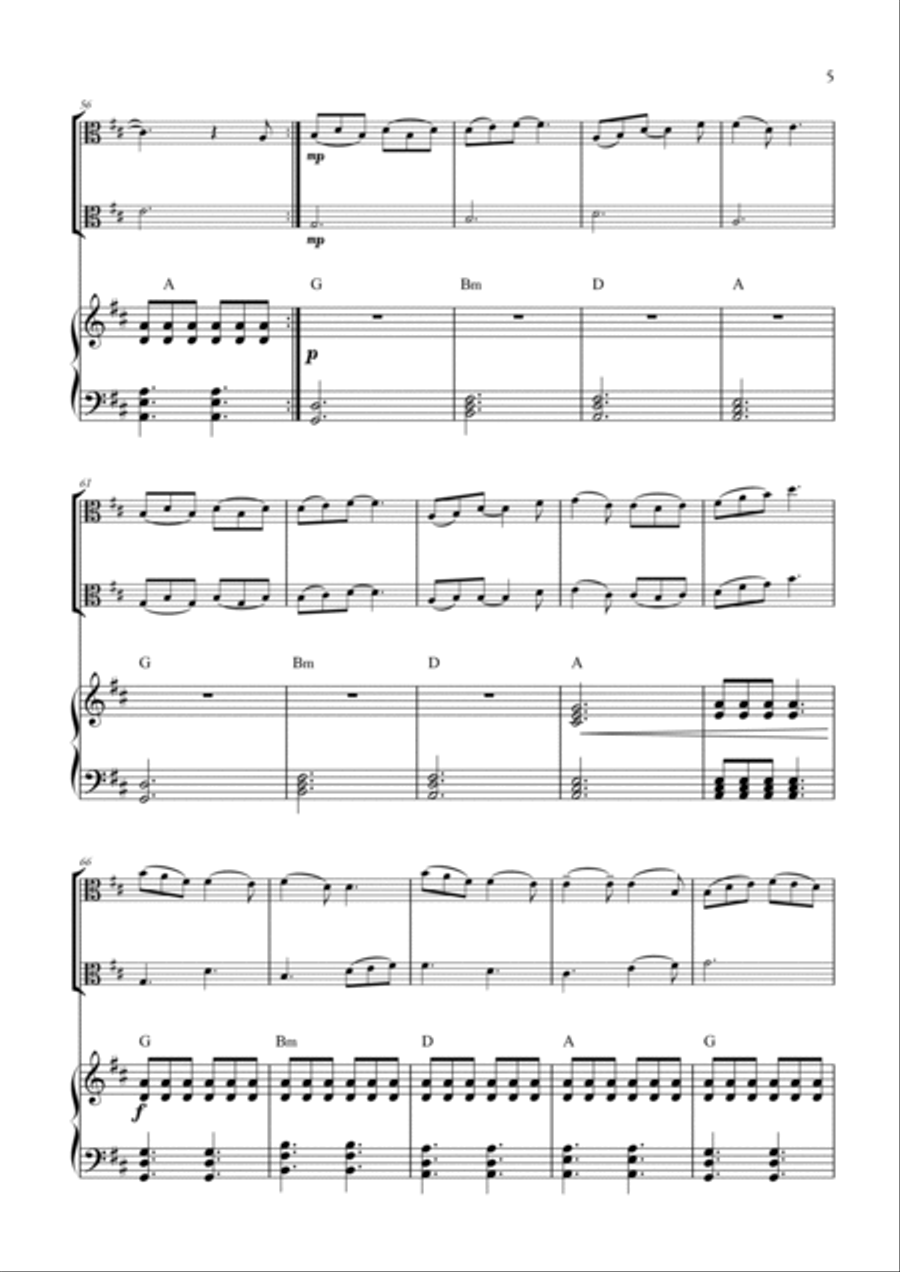 Dandelions Dandelions String Duet scores gallery preview page 5