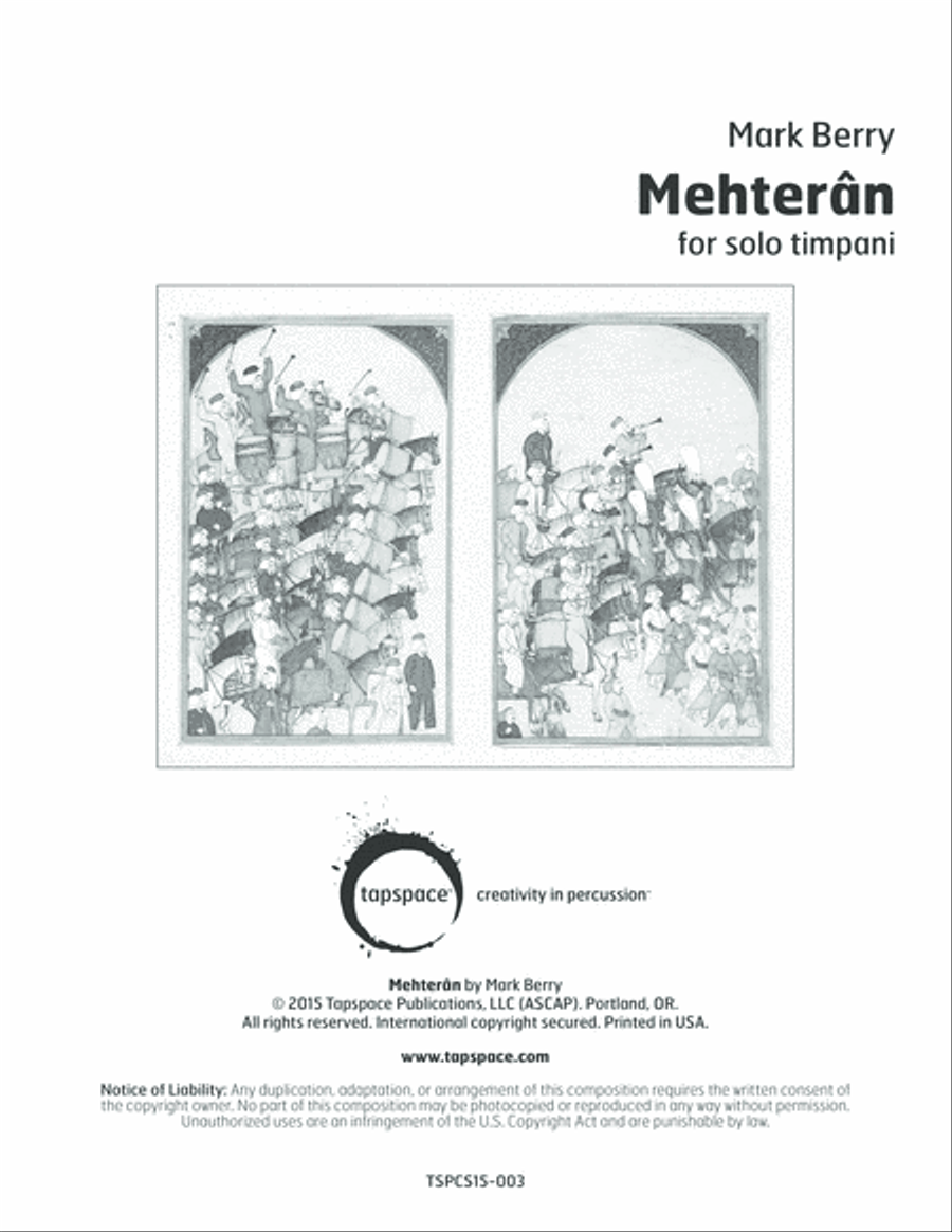 Mehteran Percussion scores gallery preview page 2