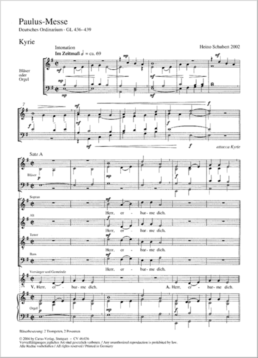 Paulus-Messe SSA scores gallery preview page 2