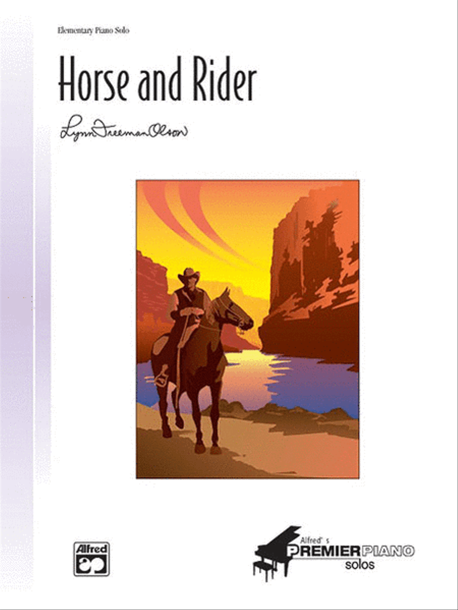 Horse and Rider Easy Piano scores gallery preview page 1