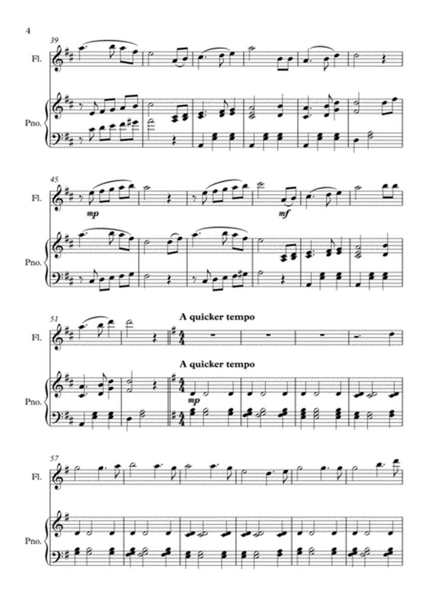 Scottish Folk Song Medley, for Flute and Piano image number null