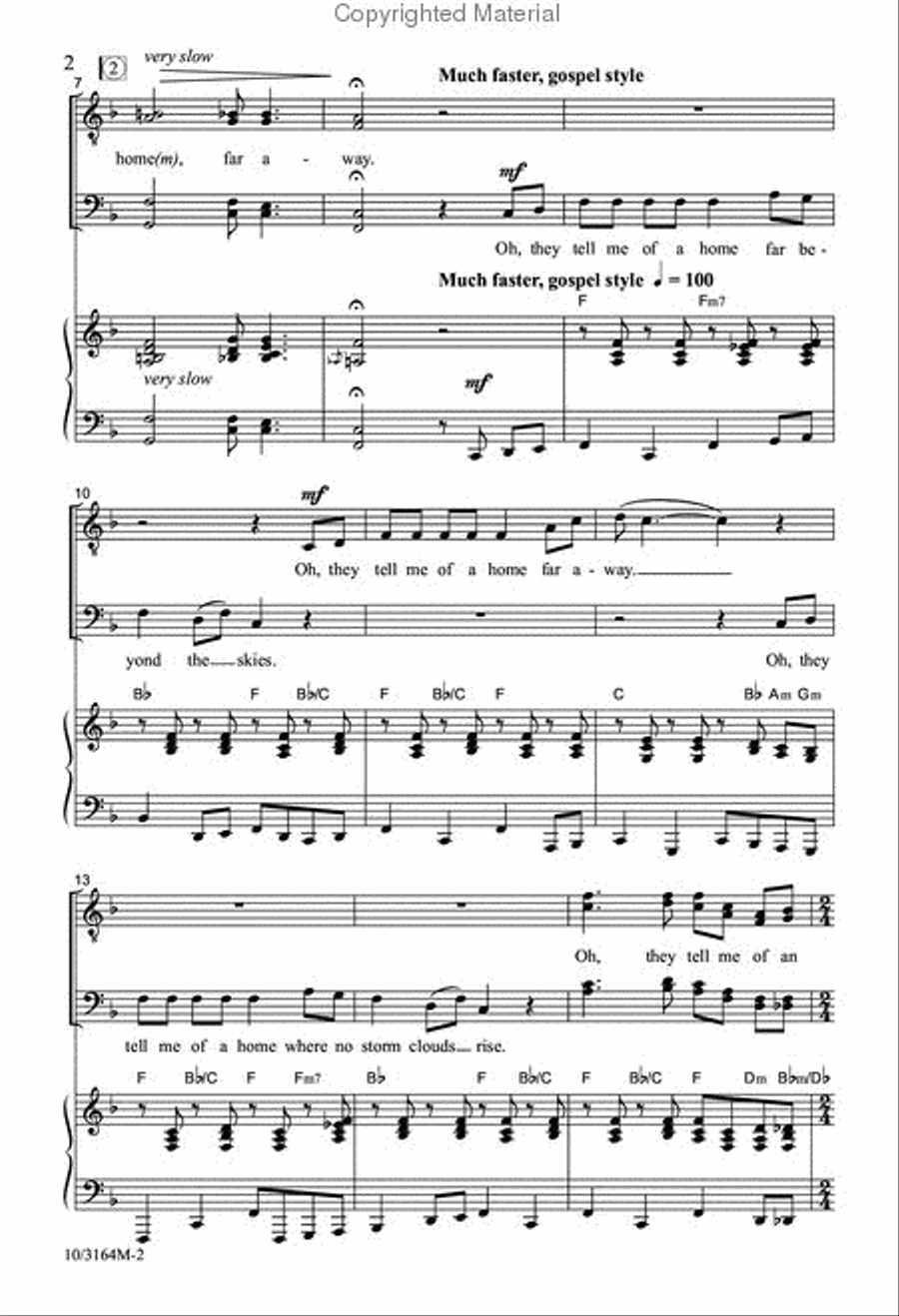 Hallelujah! By and By TTBB scores gallery preview page 3