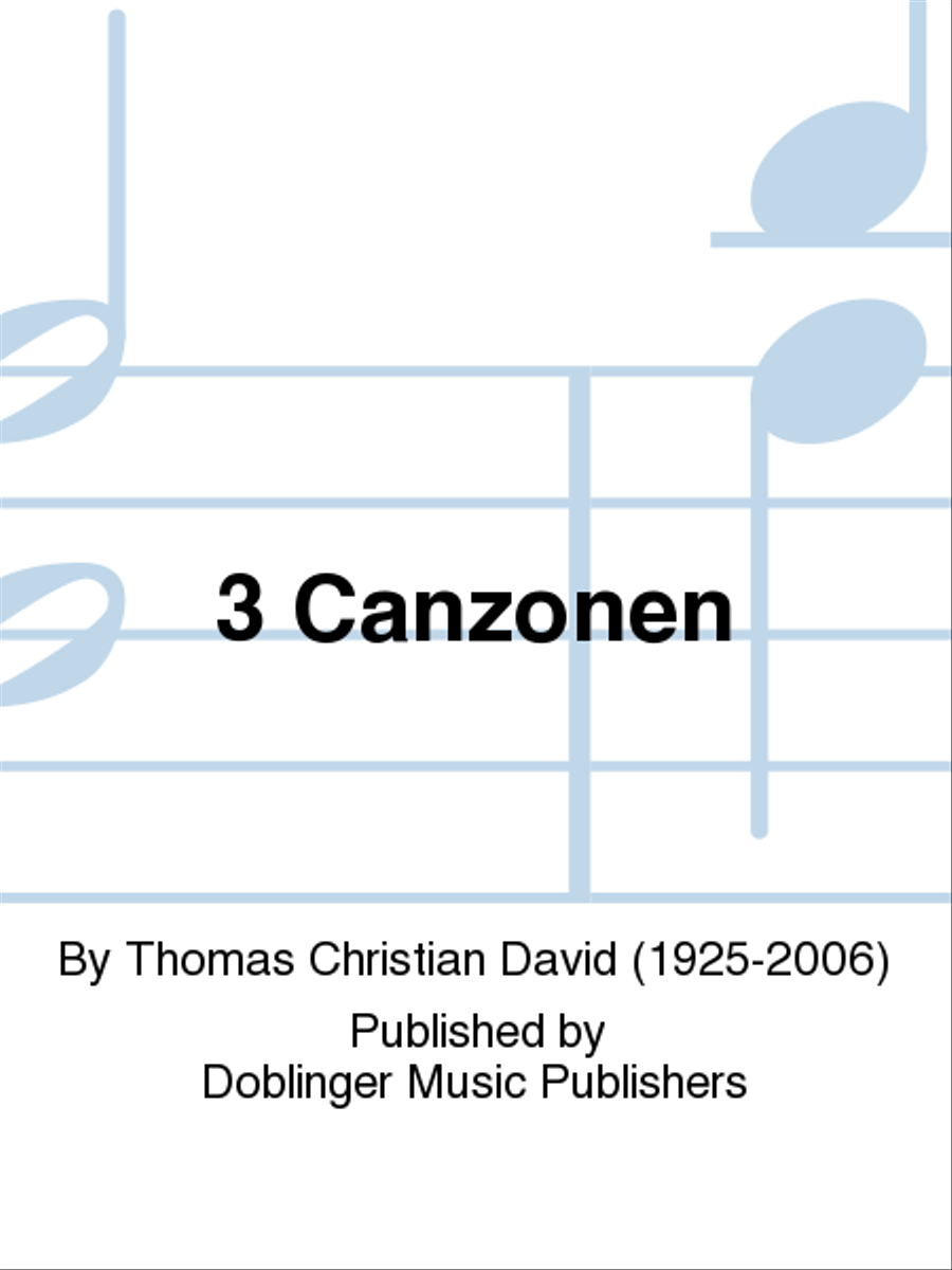 3 Canzonen Violin Solo scores gallery preview page 1