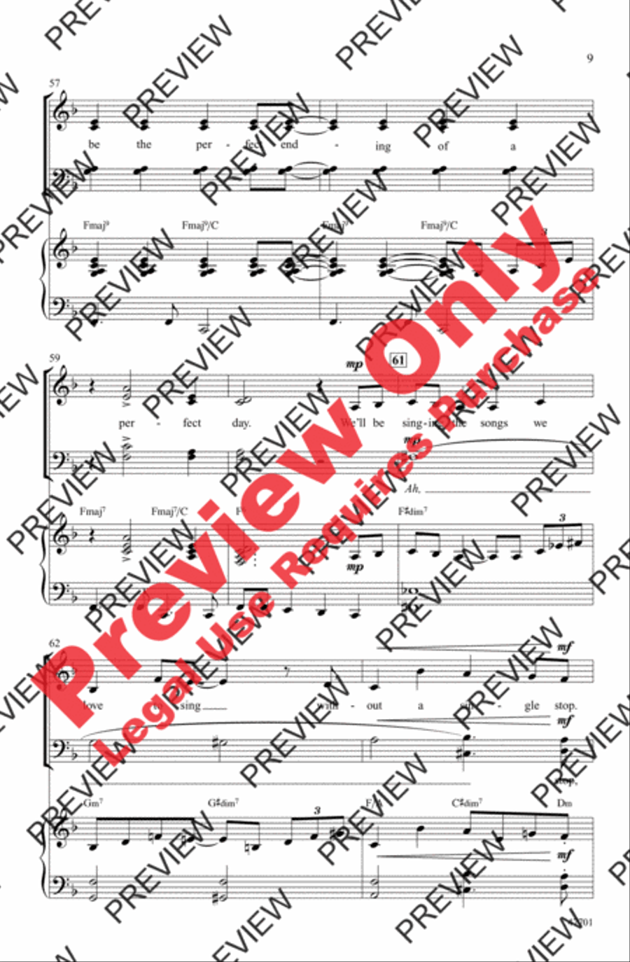 Sleigh Ride 4-Part scores gallery preview page 9