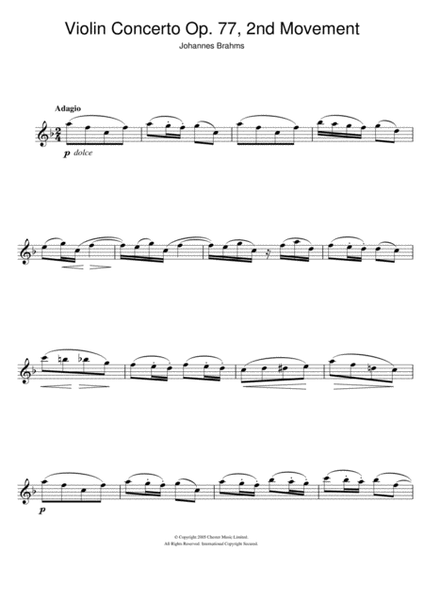 Violin Concerto (2nd Movement)