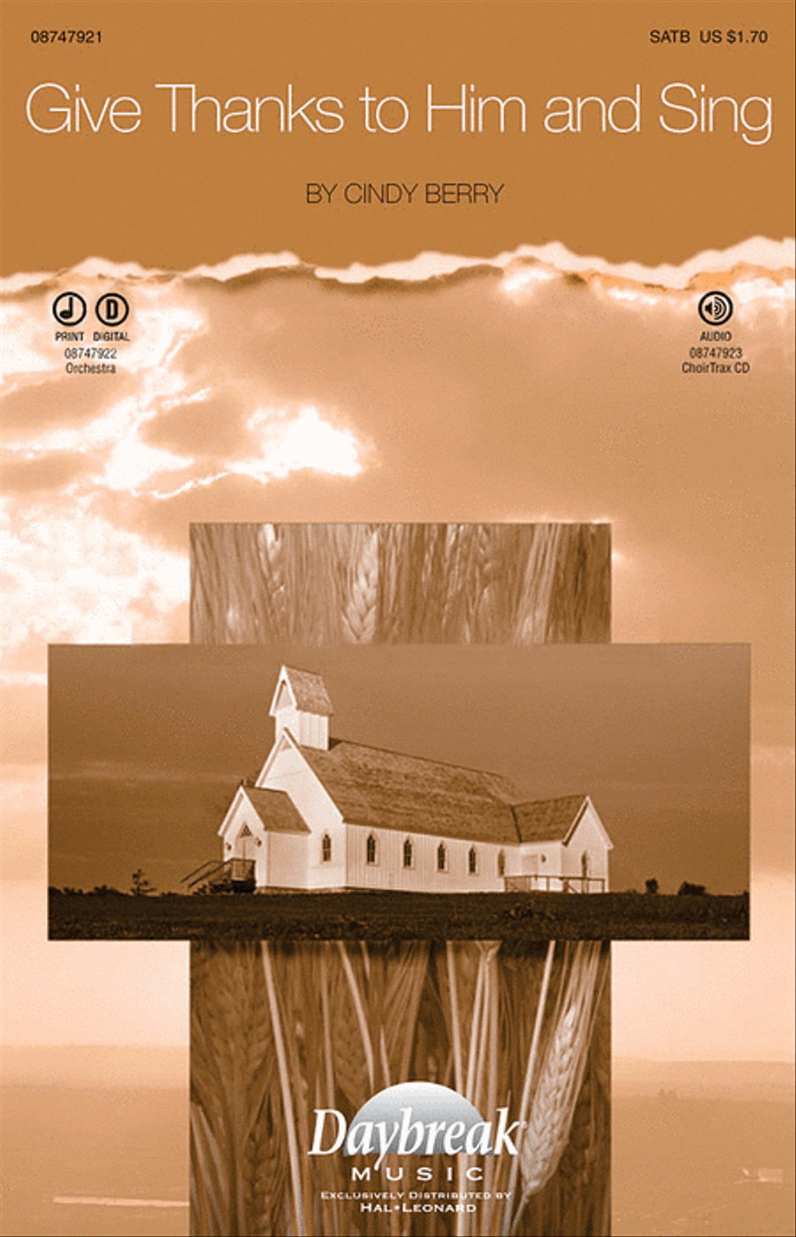 Give Thanks to Him and Sing 4-Part scores gallery preview page 1
