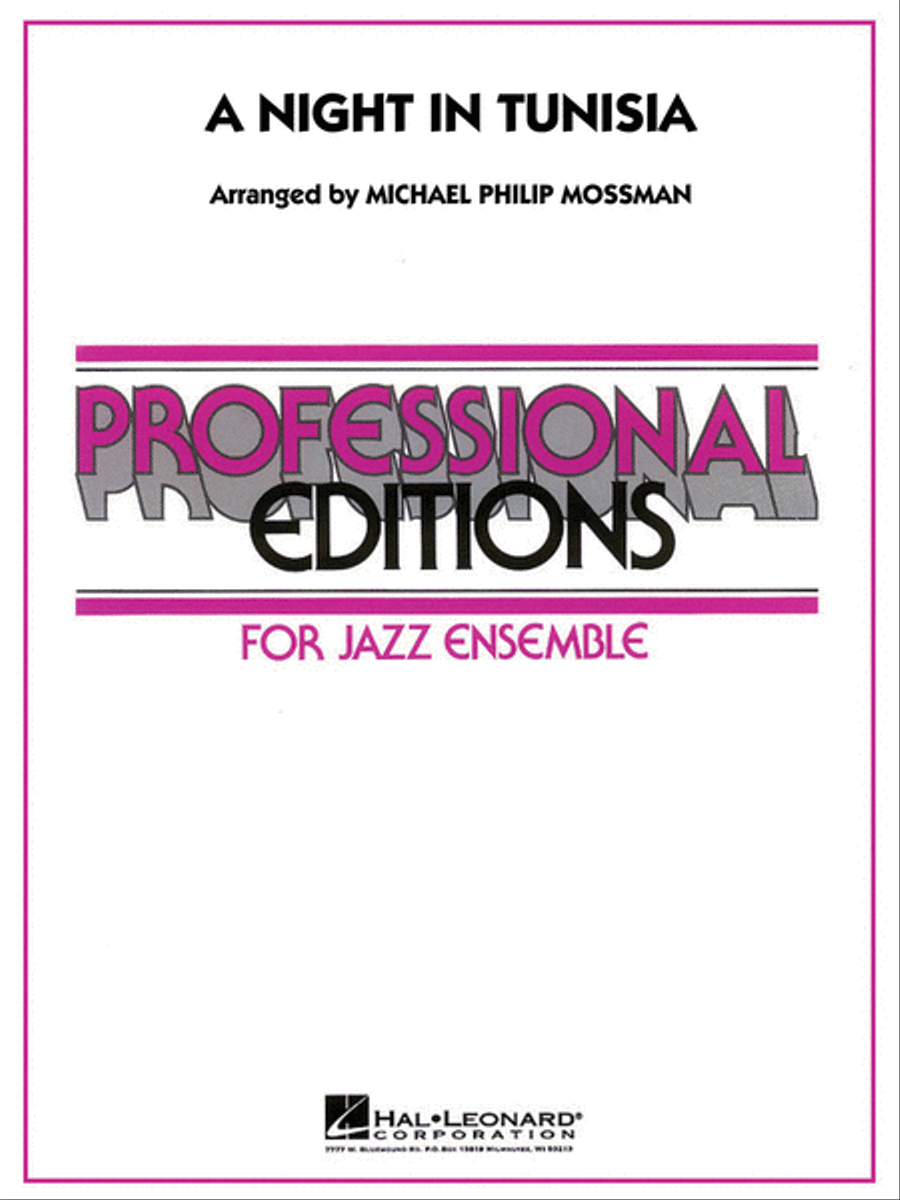 A Night in Tunisia Jazz Ensemble scores gallery preview page 1
