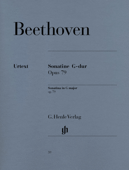 Beethoven, Ludwig van: Sonatina for Piano G major op. 79