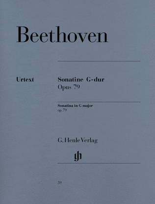 Book cover for Piano Sonata (Sonatina) No. 25 in G Major Op. 79