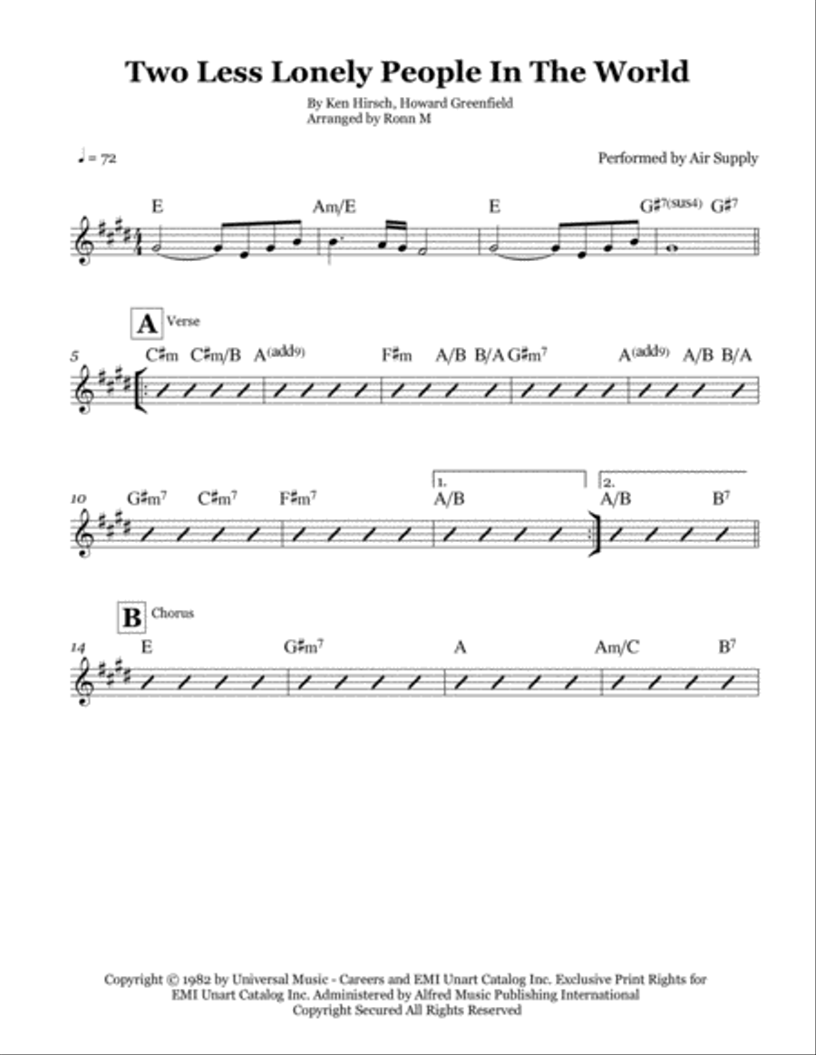 Two Less Lonely People In The World Small Ensemble scores gallery preview page 2