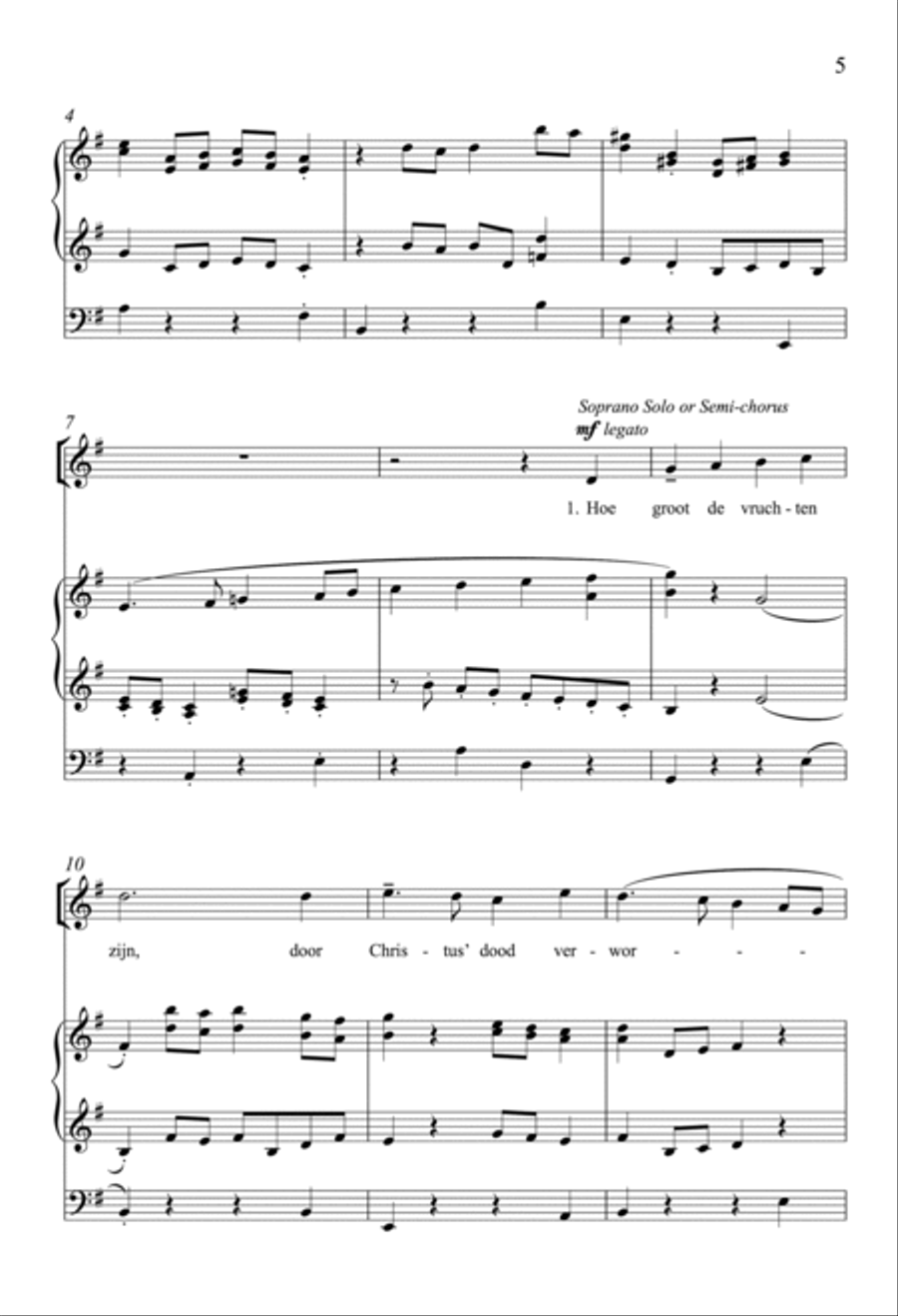 Hoe groot de vruchten zijn Divisi scores gallery preview page 4