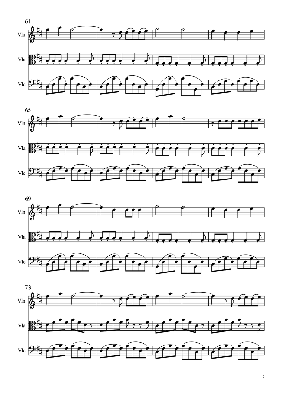 Secrets Secrets String Trio scores gallery preview page 5