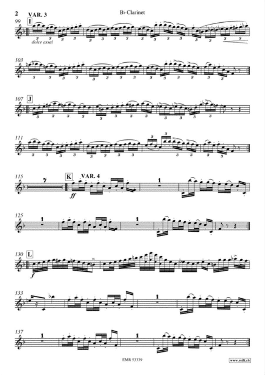 Concertino Clarinet Solo scores gallery preview page 3