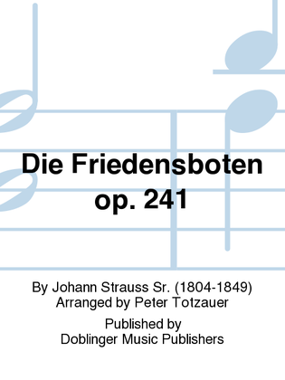 Book cover for Die Friedensboten op. 241