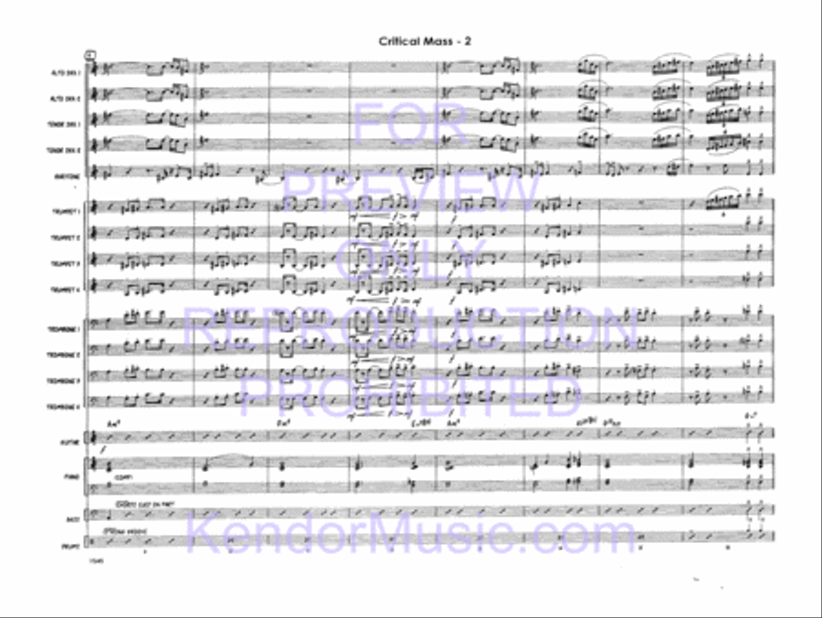 Critical Mass Critical Mass Jazz Ensemble scores gallery preview page 4