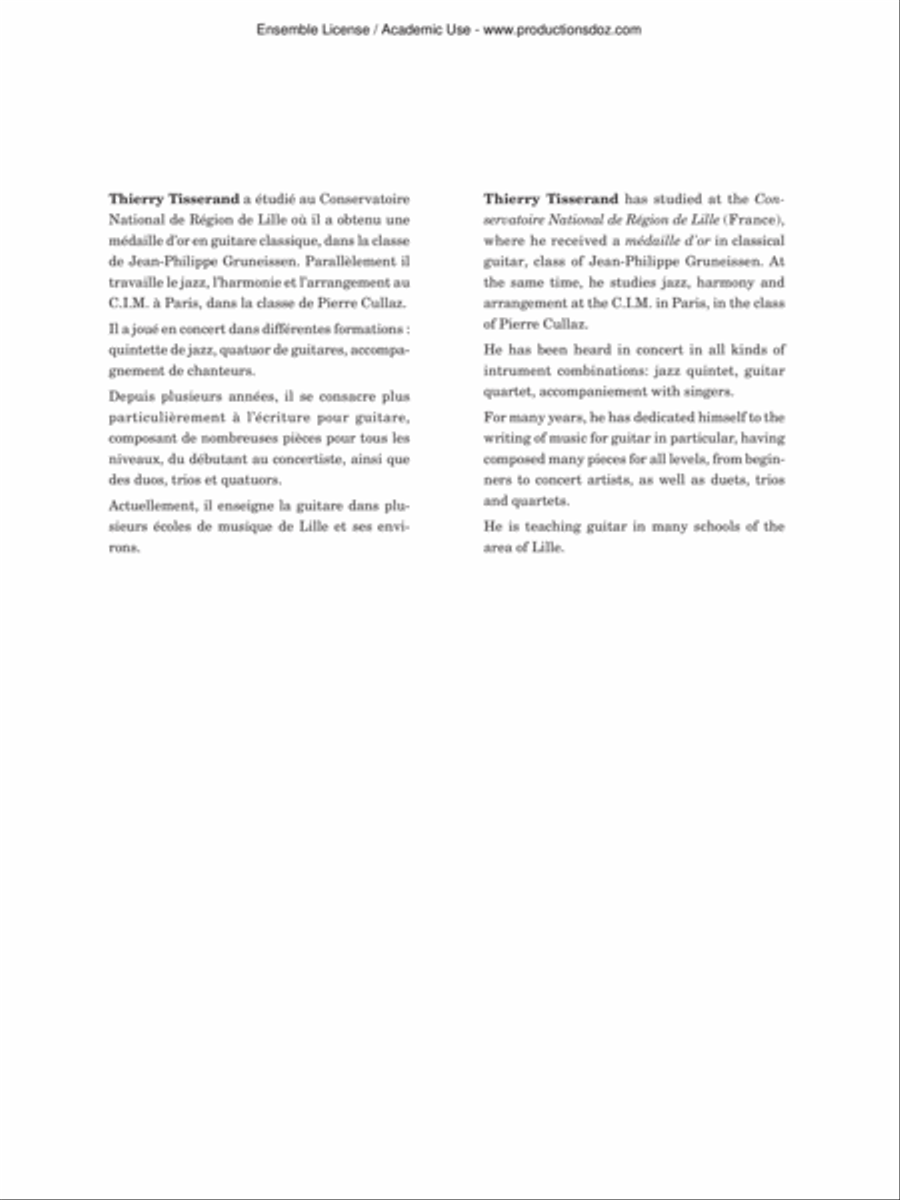Couleur mambo Couleur mambo Guitar Ensemble scores gallery preview page 2