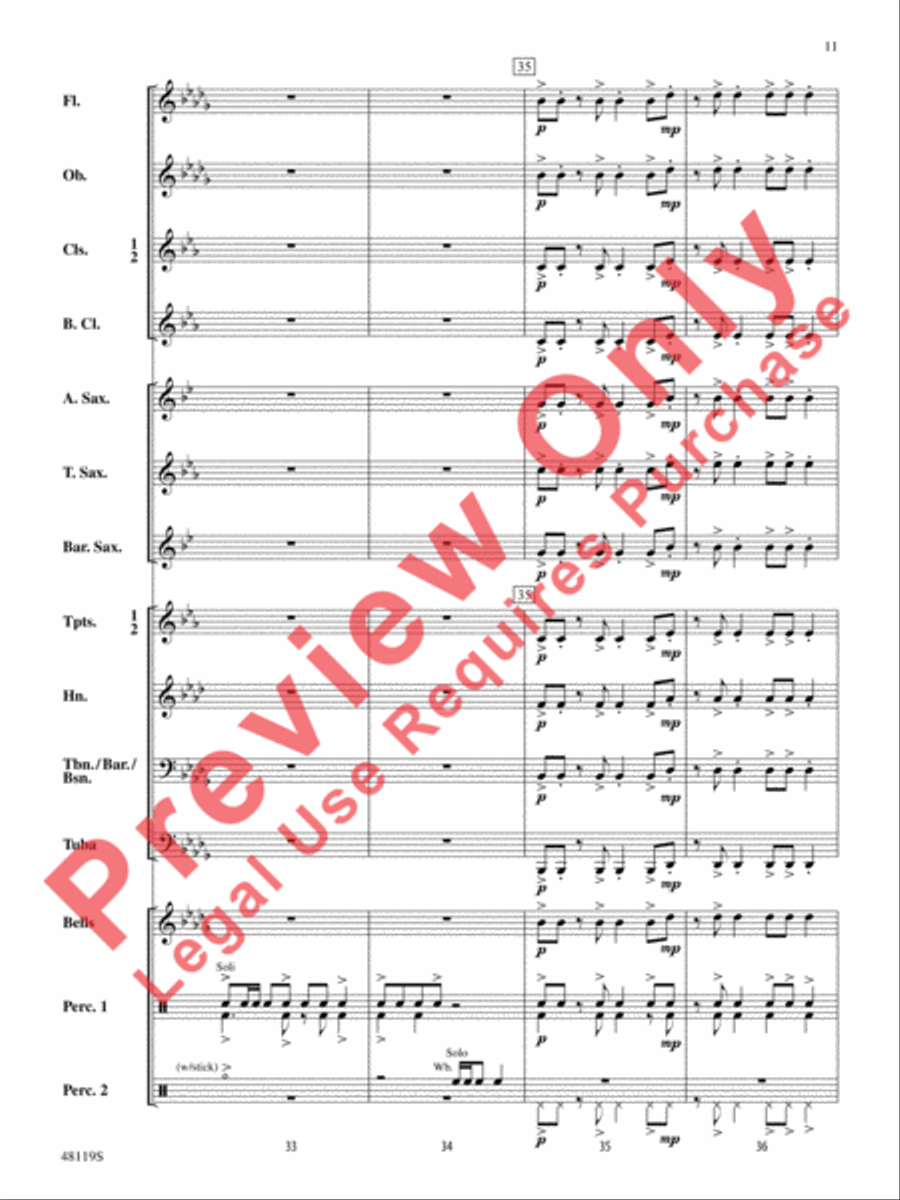 In a New York Jam Concert Band scores gallery preview page 12